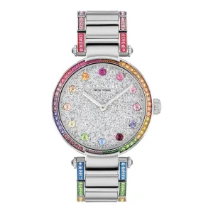 COACH Cary Rainbow Crystal Accents and Stainless Steel Bracelet Watch 34mm - 14504270