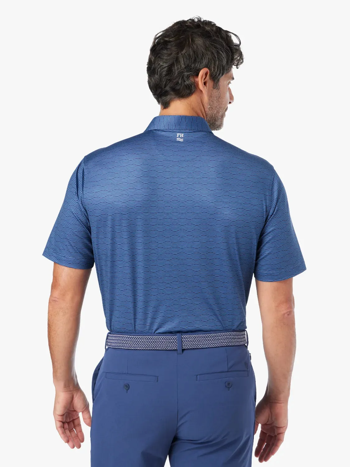 Compass Polo | Blue Waves
