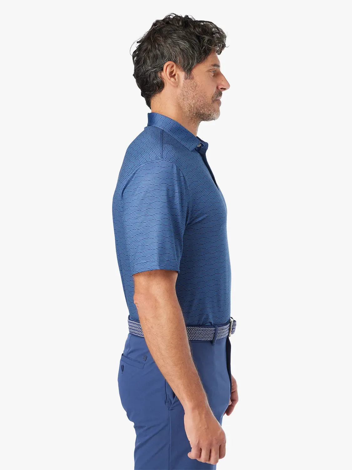 Compass Polo | Blue Waves