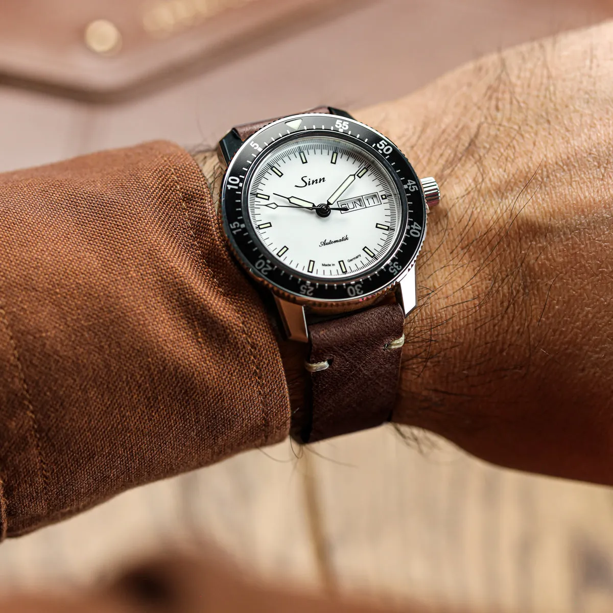 Cortez Genuine Leather Watch Strap - Mocha