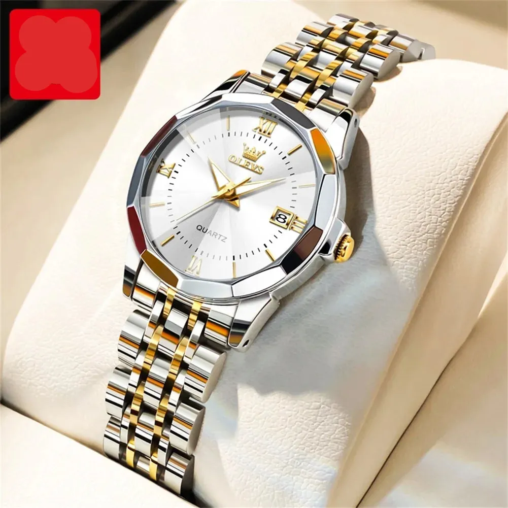 Couple Watches Set - Automatic Moon Phase Waterproof Wristwatches