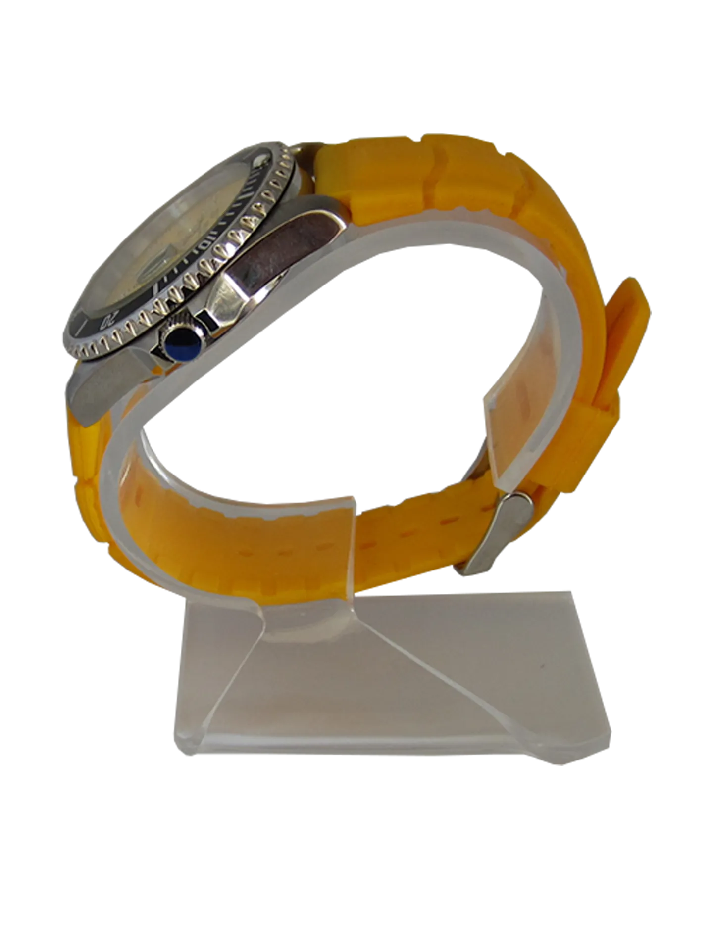 Del Mar Watches Men's and Youth Sportstrap: Yellow Face with numbers, 200M Watch #50267