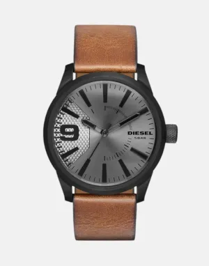 Diesel Gents Rasp Leather Watch