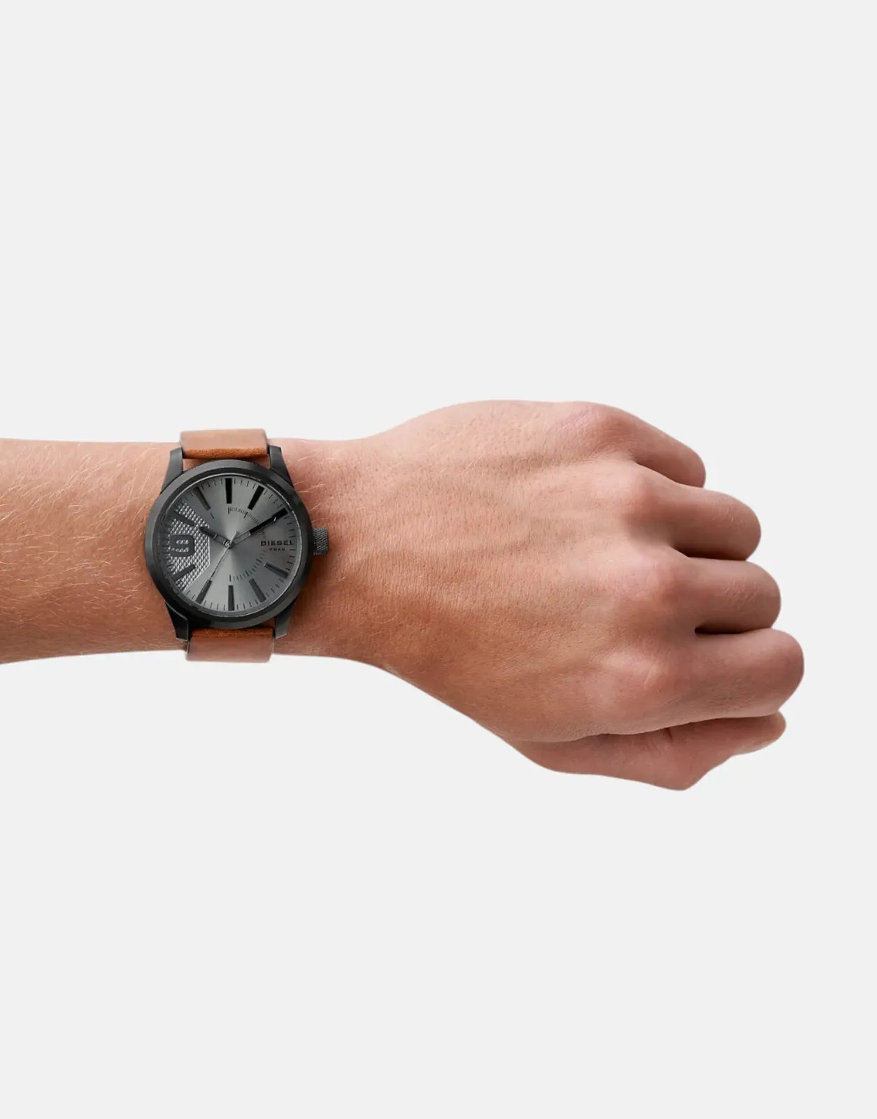 Diesel Gents Rasp Leather Watch