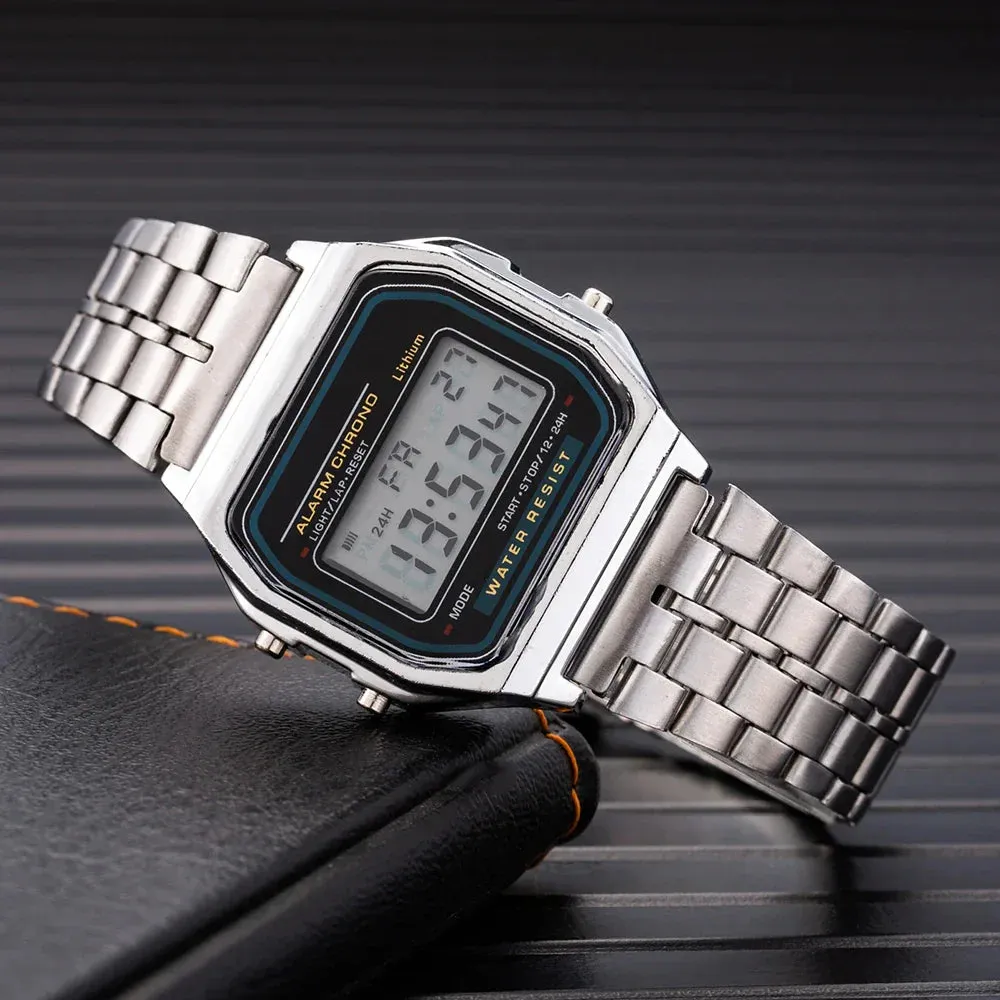 Digital Waterproof Electronics LED Watches For Men