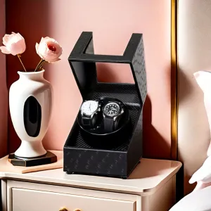 Double Automatic Watch Winder with USB Power