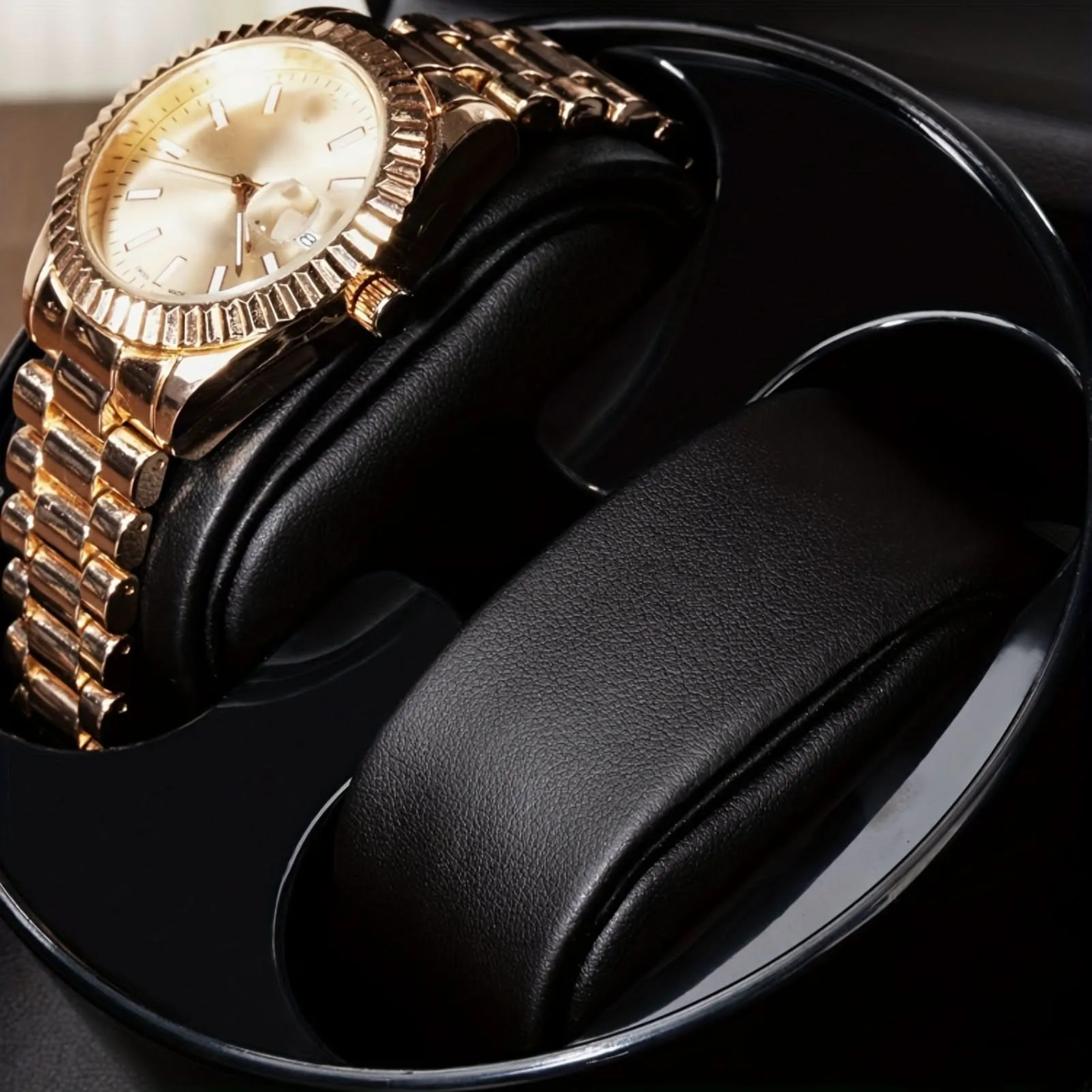 Double Automatic Watch Winder with USB Power