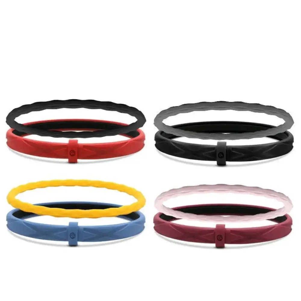 Double Row Waterproof Ions Sports Fashion Bracelet