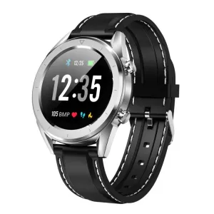DT28 1.54" IP68 Waterproof Smartwatch with Silicone Strap, Bluetooth 4.2, Call Alerts, Blood Pressure Monitoring & Payment Features