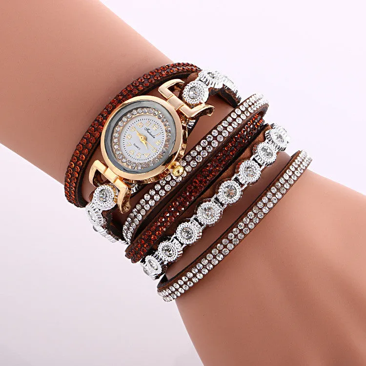Fashion Crystal Strap Bracelet Watch