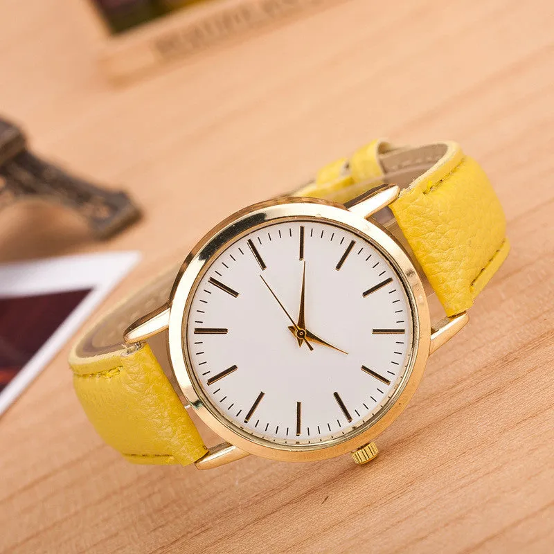 Fashion Marble Mirror Quartz Leisure Watch