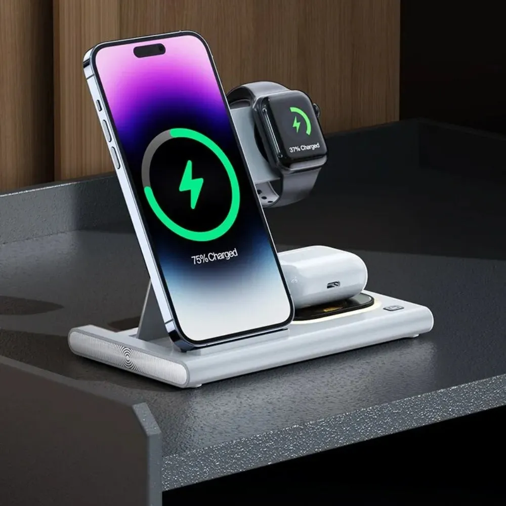 Fast Wireless Charger Pad for iPhone, Samsung, Huawei, Xiaomi, AirPods, Smart Watches