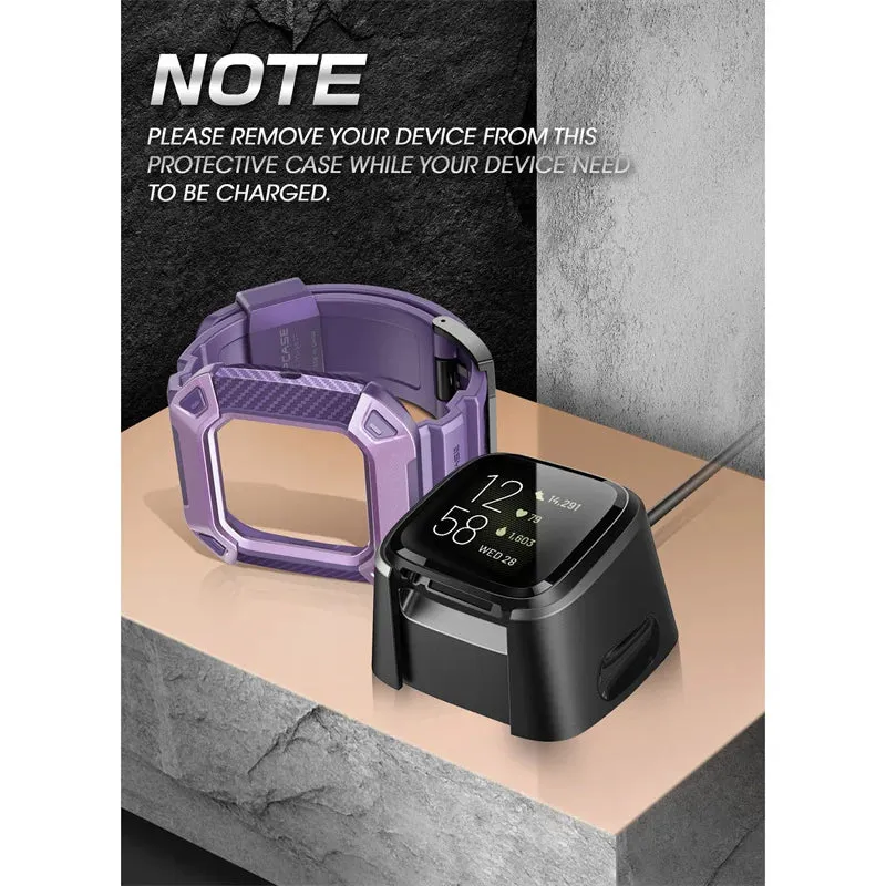 For Fitbit Versa 2 Ub Pro Rugged Strap Protective Replacement Wristband Case