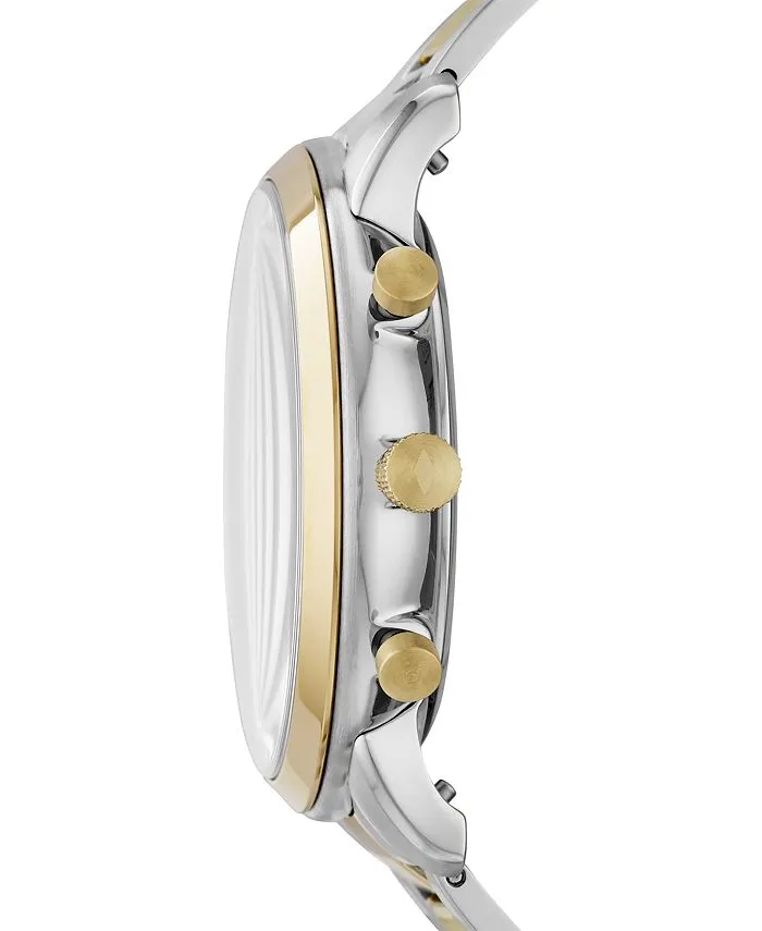 Fossil FS5706 Choronograph Neutra Two-Tone Stainless Steel Bracelet Men Watches Lexor Miami