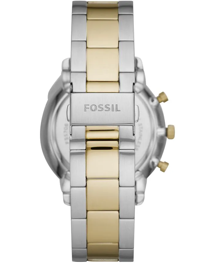 Fossil FS5706 Choronograph Neutra Two-Tone Stainless Steel Bracelet Men Watches Lexor Miami