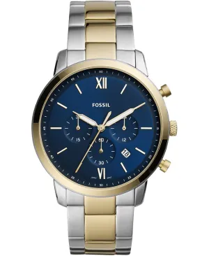 Fossil FS5706 Choronograph Neutra Two-Tone Stainless Steel Bracelet Men Watches Lexor Miami