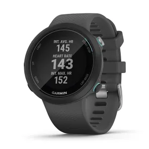 Garmin Swim 2 GPS Slate Silicone Band Digital Dial Swimming Smart Watch - 010-02247-00
