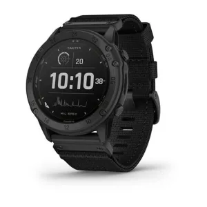 Garmin tactix Black Nylon Band Solar Edition Delta Military GPS Smart Watch - 010-02357-10