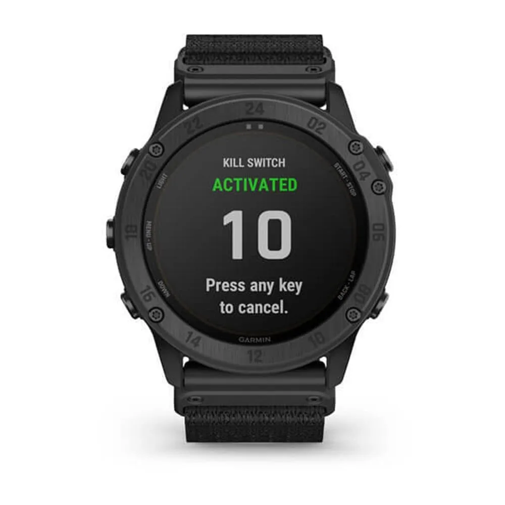 Garmin tactix Black Nylon Band Solar Edition Delta Military GPS Smart Watch - 010-02357-10