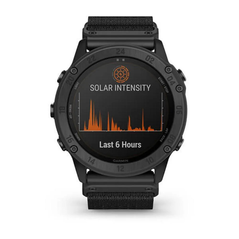 Garmin tactix Black Nylon Band Solar Edition Delta Military GPS Smart Watch - 010-02357-10