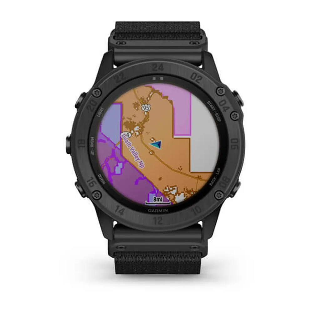 Garmin tactix Black Nylon Band Solar Edition Delta Military GPS Smart Watch - 010-02357-10