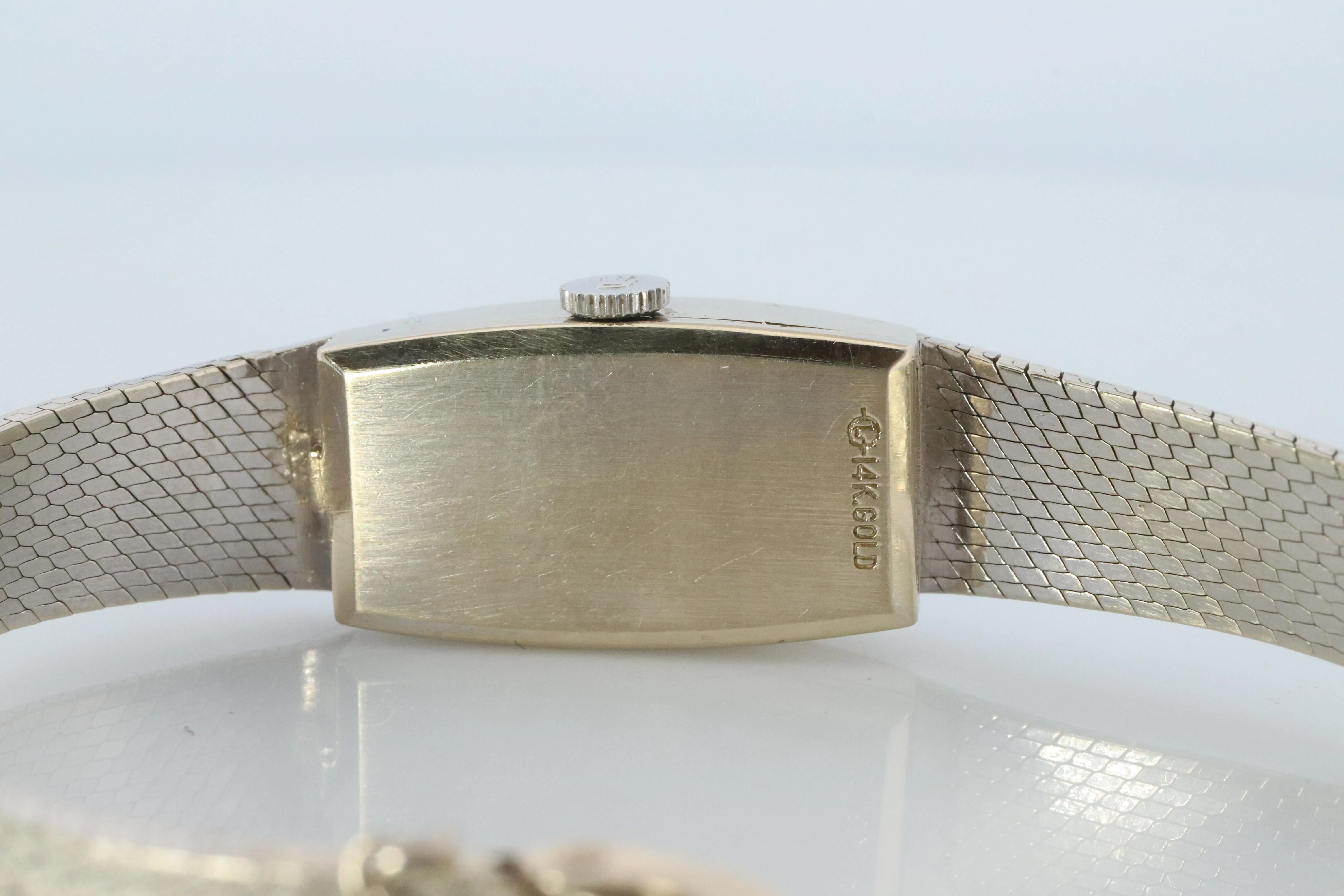 Genuine Rolex Watch. 14k WG Ladies Rolex Mechanical Windup Watch.