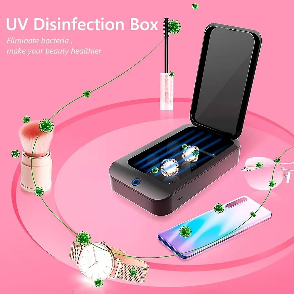 Glass Surface Cleaners Sterilizer Disinfector Box Phone Jewelry Toothbrush Watch Cleaner
