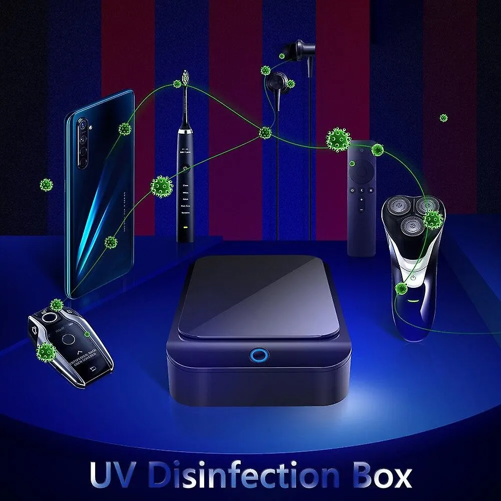 Glass Surface Cleaners Sterilizer Disinfector Box Phone Jewelry Toothbrush Watch Cleaner