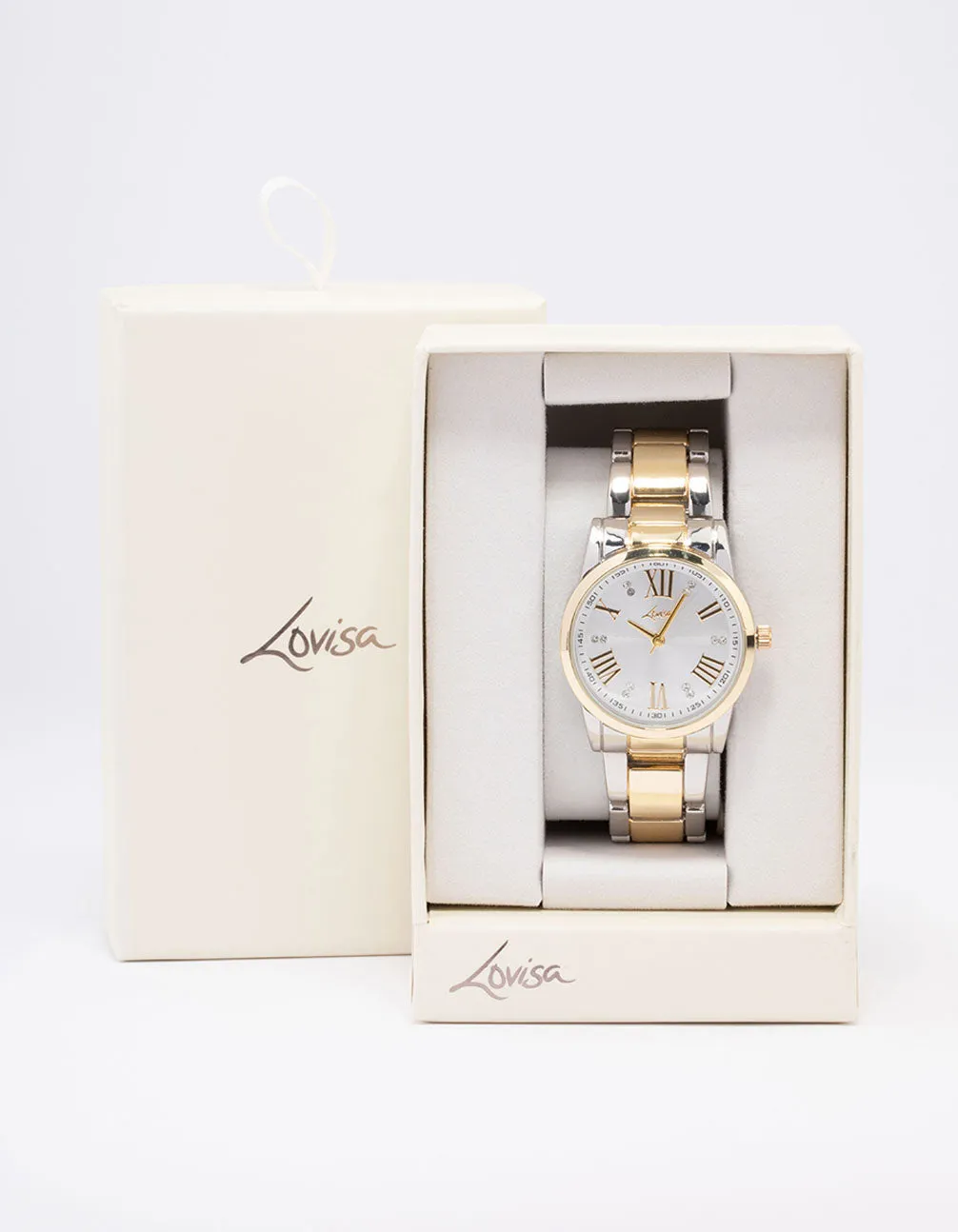 Gold & Silver Coloured Two Toned Watch