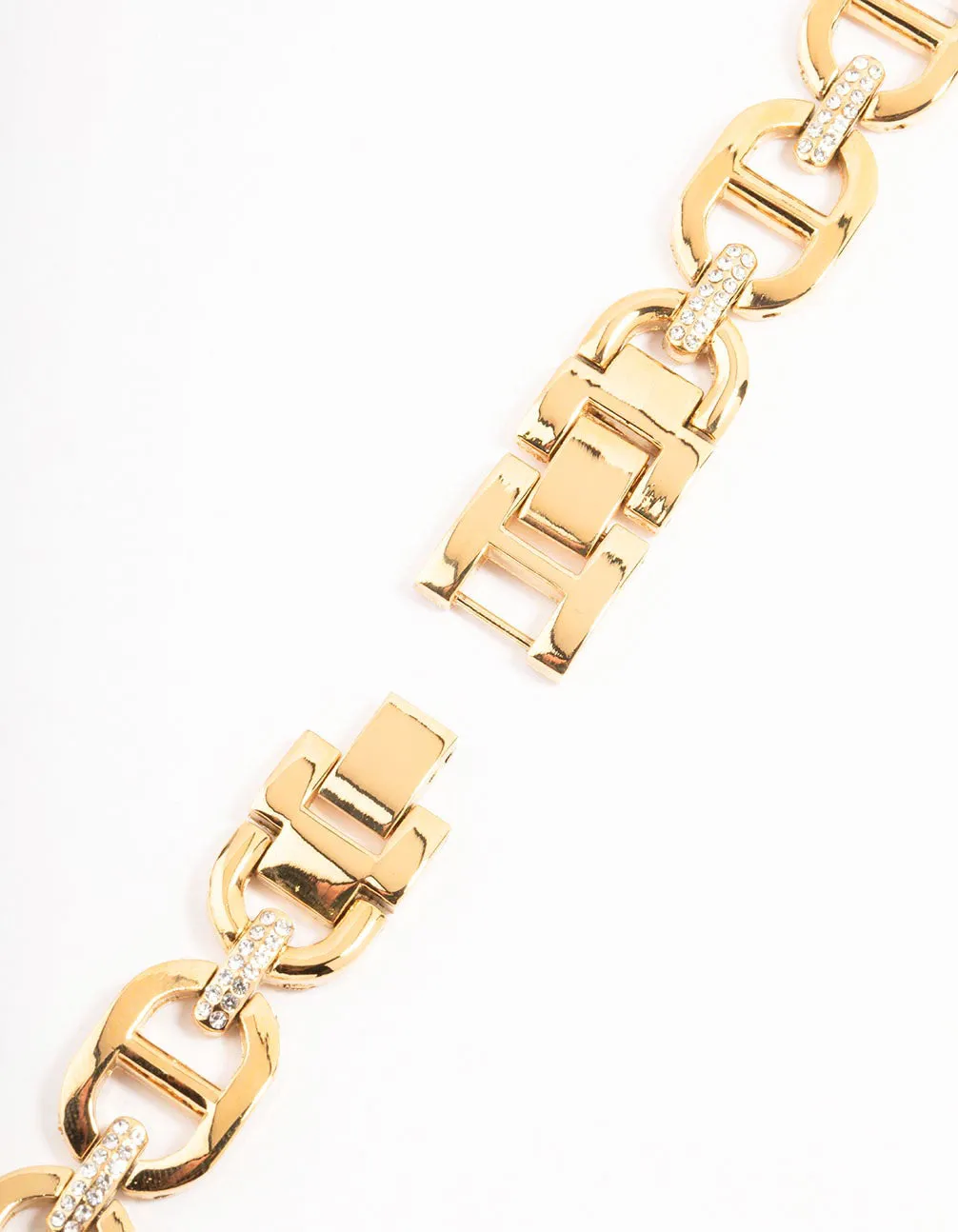 Gold Diamante Vintage Watch Strap 38/40/41