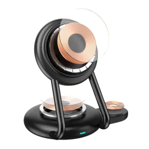 Green Lion 3-in-1 MagCharger Hub – Multi-Device Wireless Charging Station