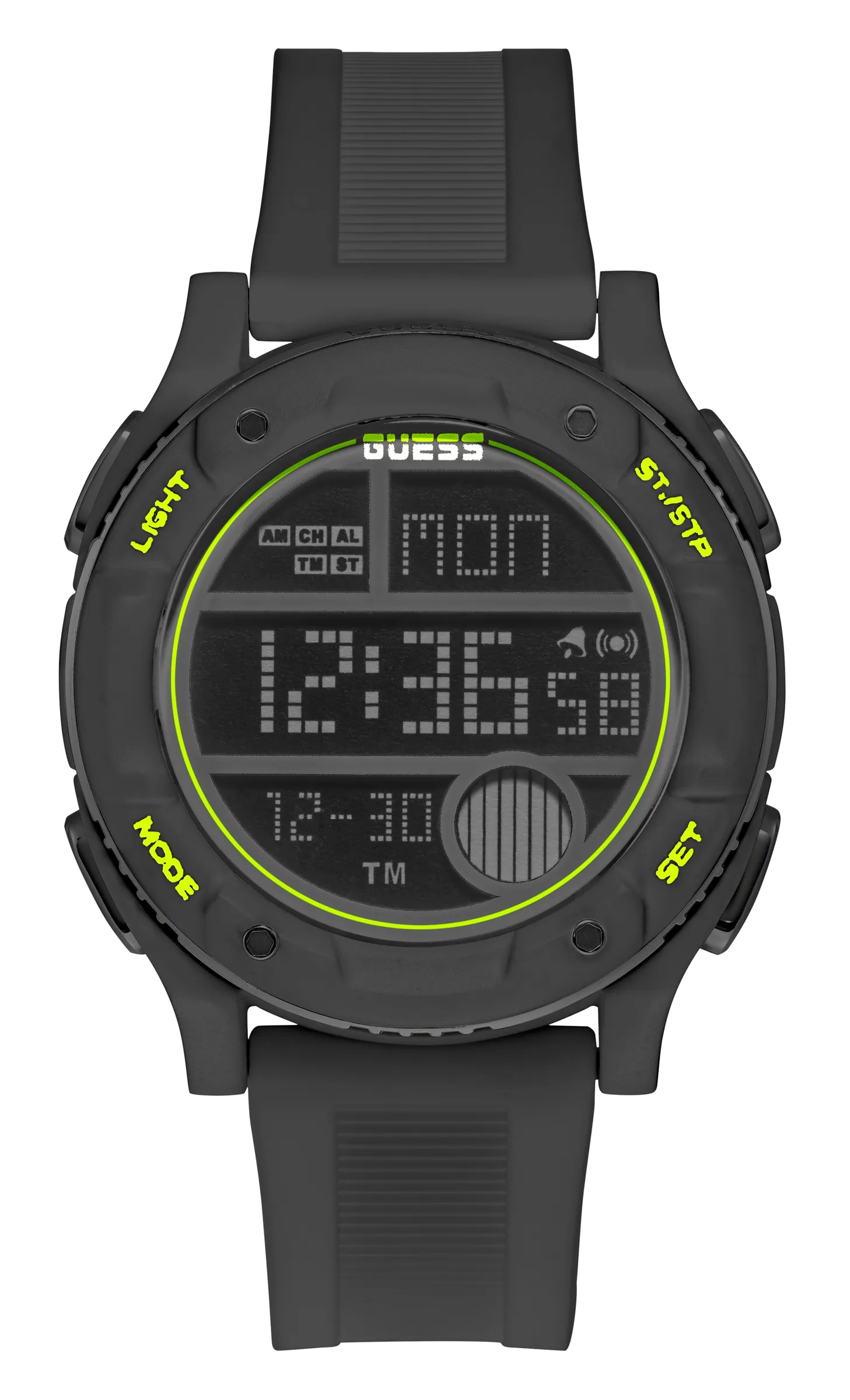 Guess Men Black Dial Digital Watch - GW0225G3