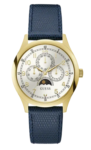 Guess Mens Blue Multi-function Watch - W1111G1