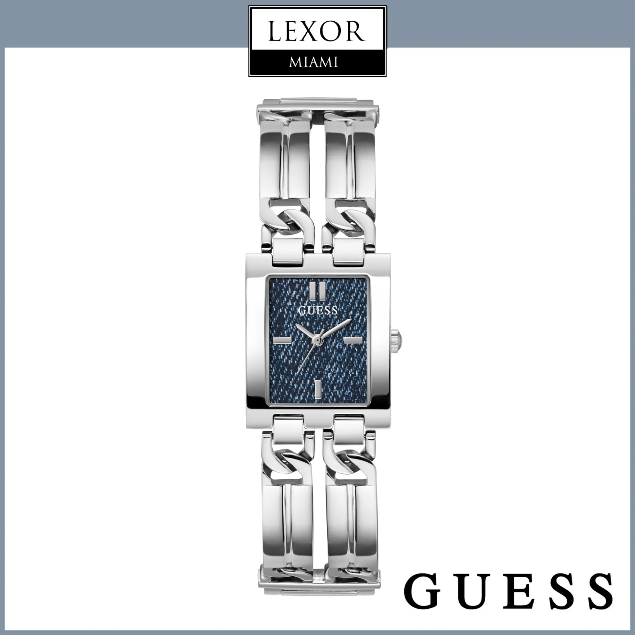 Guess Watches 40th Anniversary Iconic Denim GW0807L1 Ladies upc 091661544316