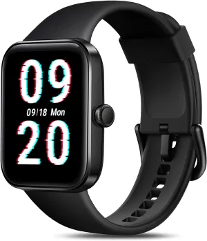 Gydom Smart Watch for Women Men,1.5" Smart Fitness Tracker Watch Blood Oxygen Heart Rate Stress Sleep Monitor Pedometer Watch 5ATM Waterproof Activity Tracker Smartwatch for Android iOS Phone