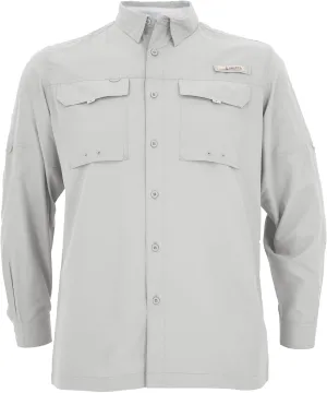 HABIT Men's Fourche Mountain Long Sleeve River Guide Fishing Shirt - UPF 40  UV Protection