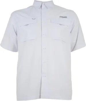 HABIT Mens Fourche Mountain Short Sleeve River Guide Fishing Shirt - UPF 40  UV Protection