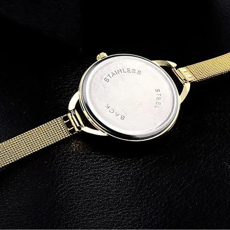 Hot Sale Luxury Women's Watches Gold Bracelet Ladies Clock