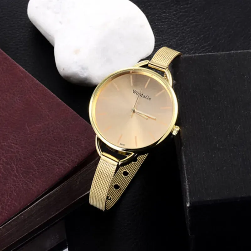 Hot Sale Luxury Women's Watches Gold Bracelet Ladies Clock
