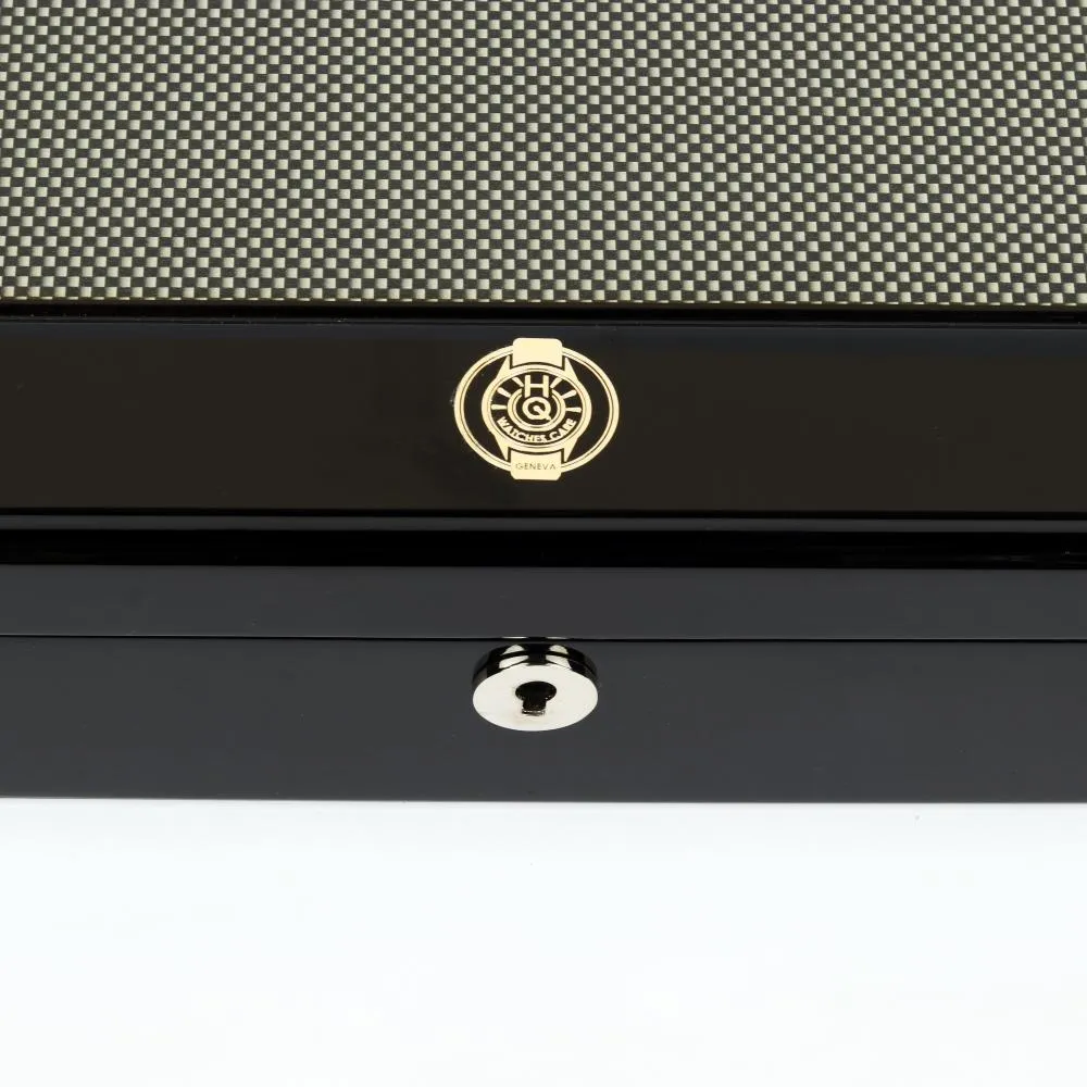 HQ Luxury Watch Box 10 Watch Slots Bespoke Black
