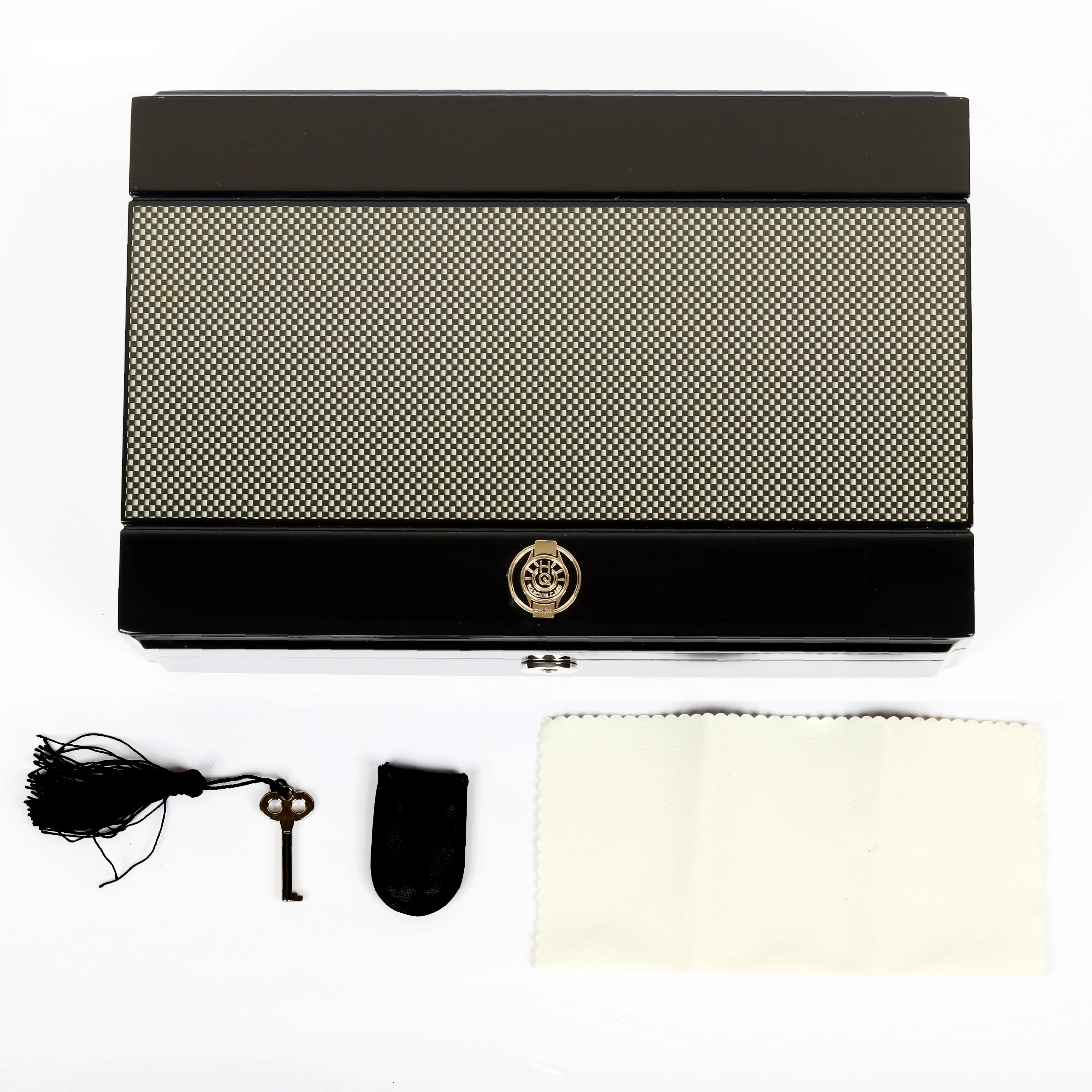 HQ Luxury Watch Box 10 Watch Slots Bespoke Black