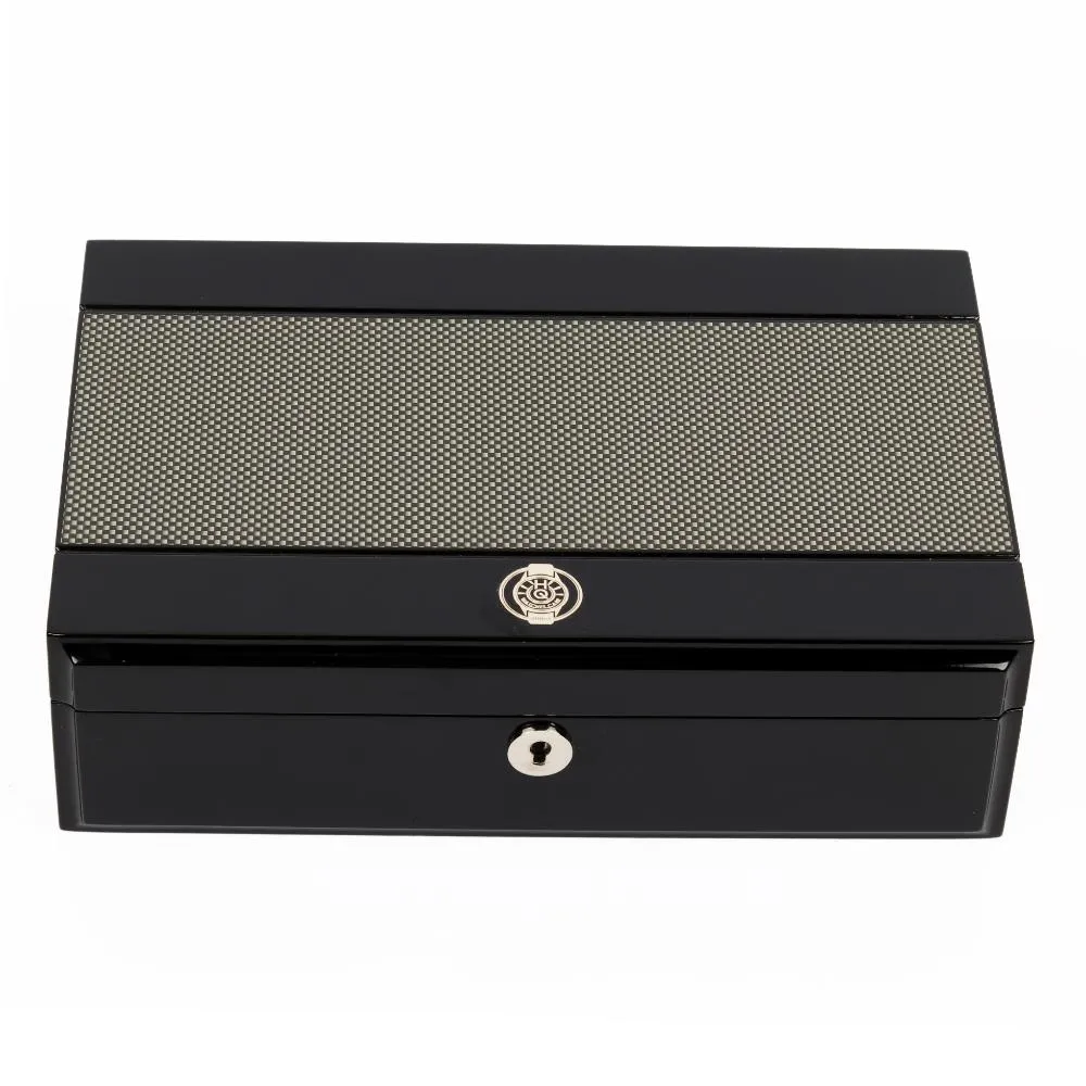 HQ Luxury Watch Box 10 Watch Slots Bespoke Black