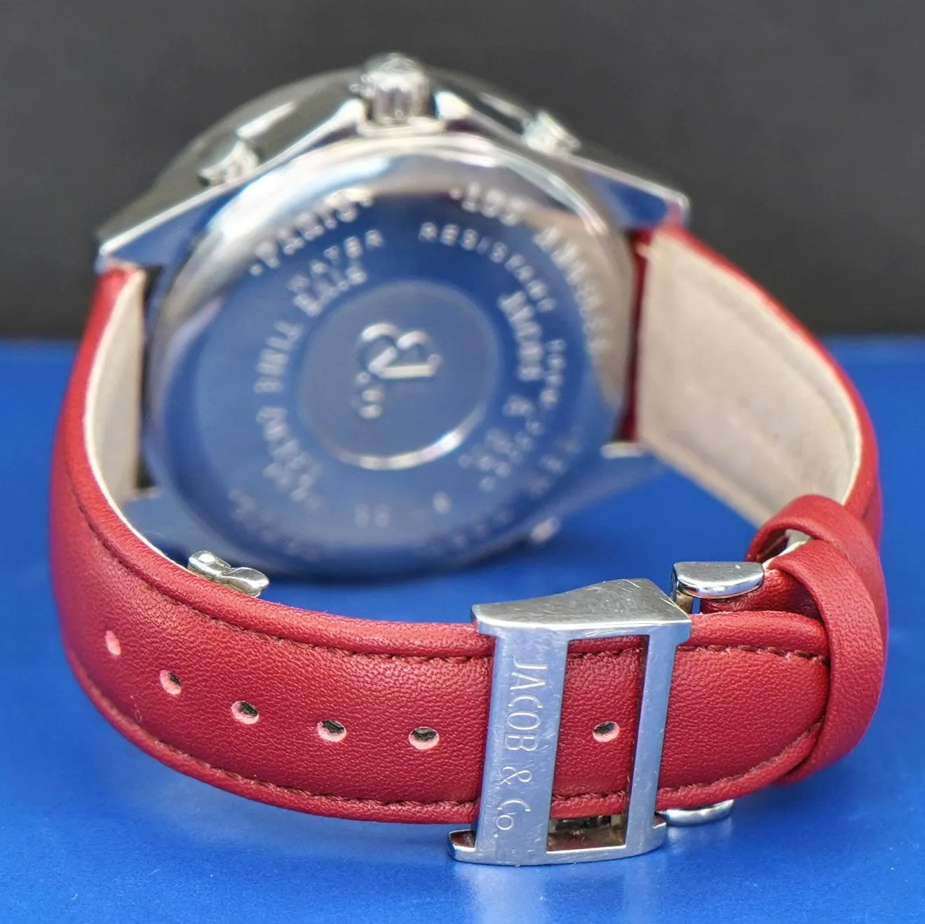 Jacob & Co. Five Time Zone Watch Diamond Bezel 47mm - Original Box & Interchangeable Straps
