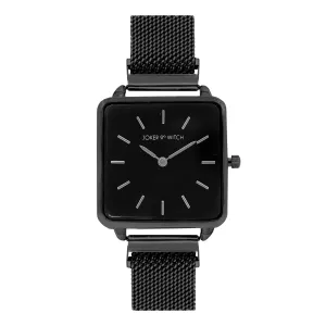 Joker & Witch Vintage Square Dial Black Magnetic Watch