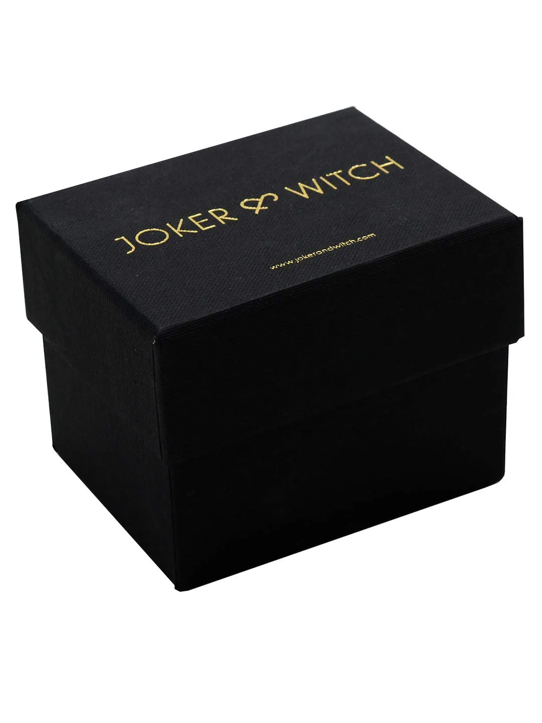 Joker & Witch Vintage Square Dial Black Magnetic Watch