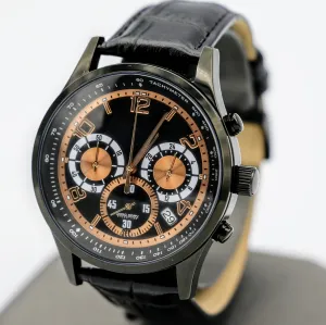 JORG GRAY Signature Chronograph Wristwatch Tachymeter Anti-Reflective Watch
