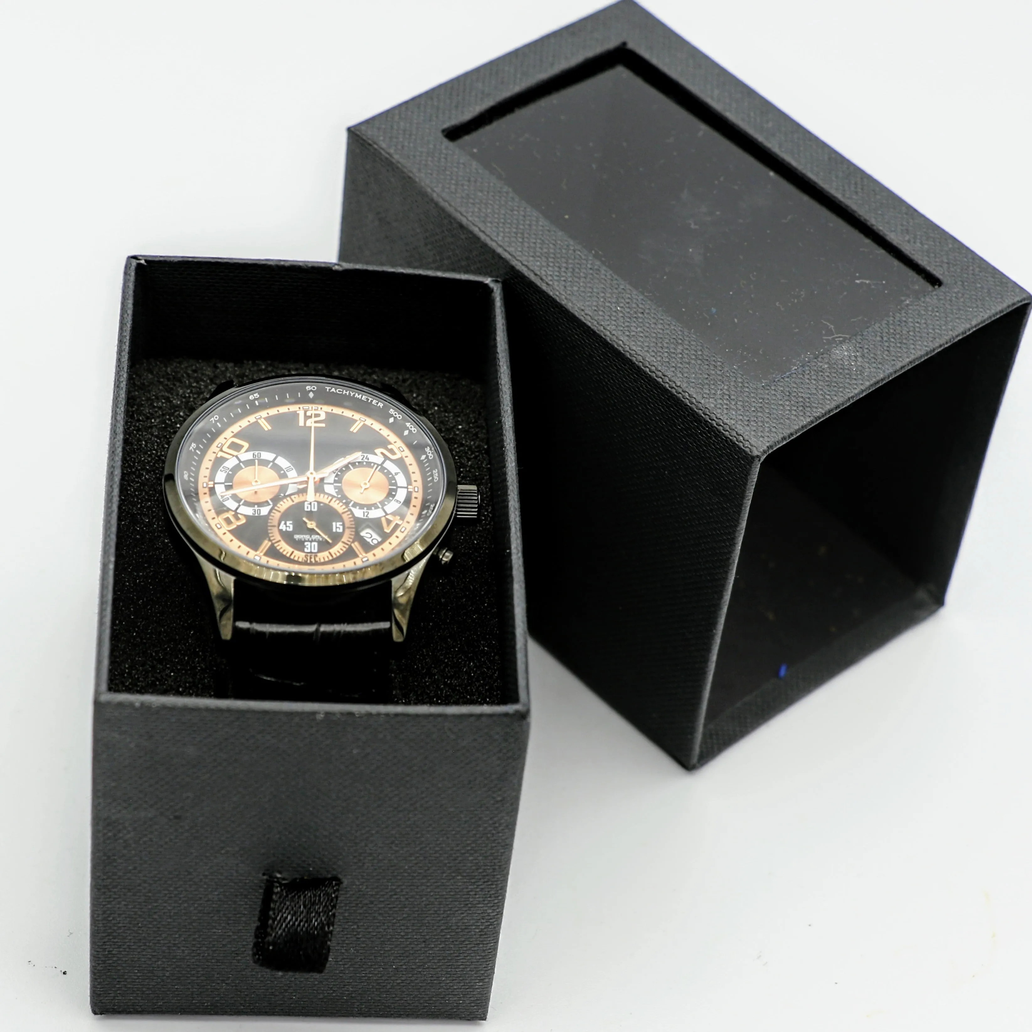 JORG GRAY Signature Chronograph Wristwatch Tachymeter Anti-Reflective Watch