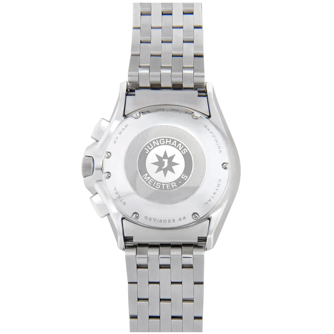 Junghans Meister S Chronoscope Men's Silver Watch 27/4023.45