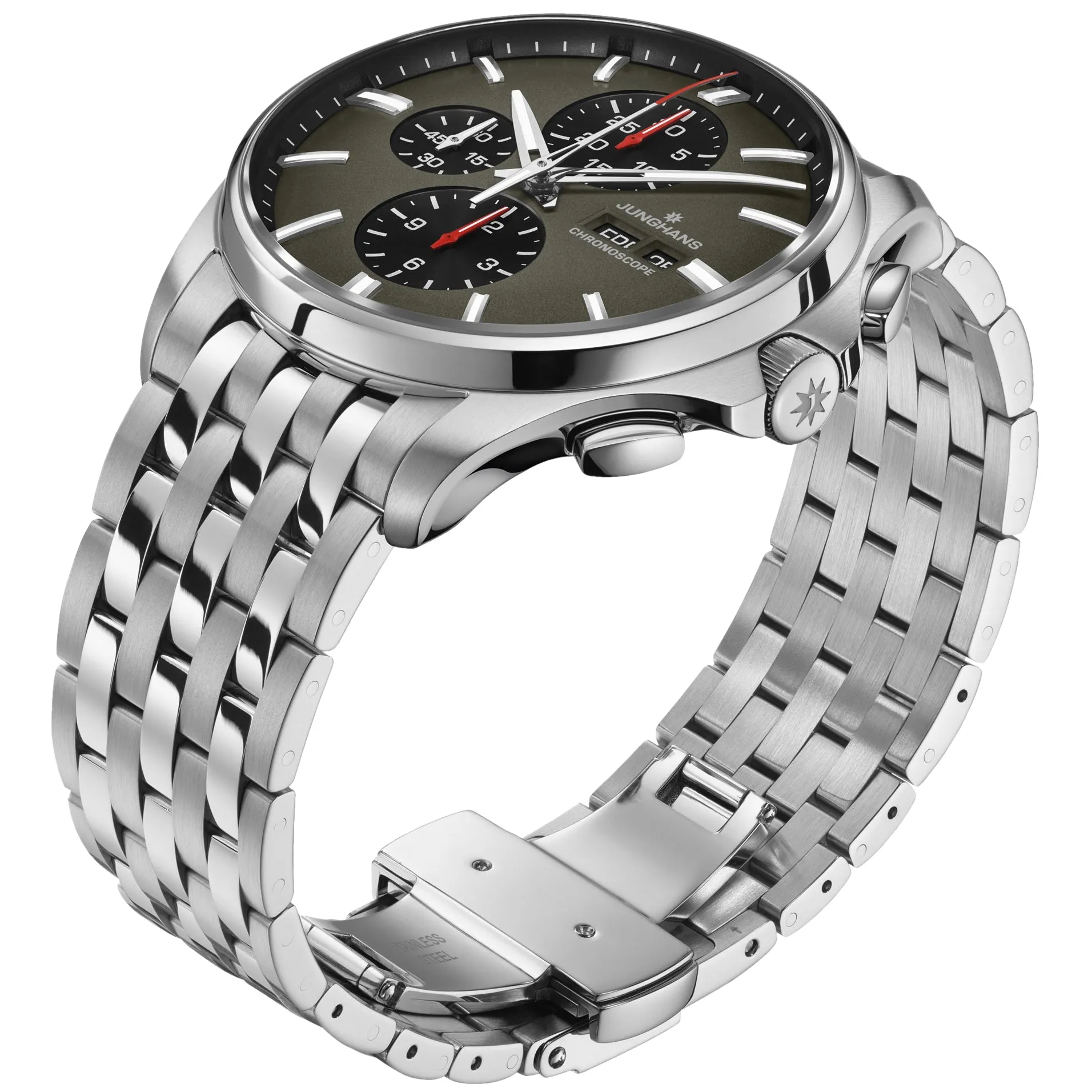 Junghans Meister S Chronoscope Men's Silver Watch 27/4023.45