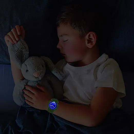 Kids Watches, Child Quartz Wristwatch for Boys Girls Kids, Waterproof Time Teach Watches